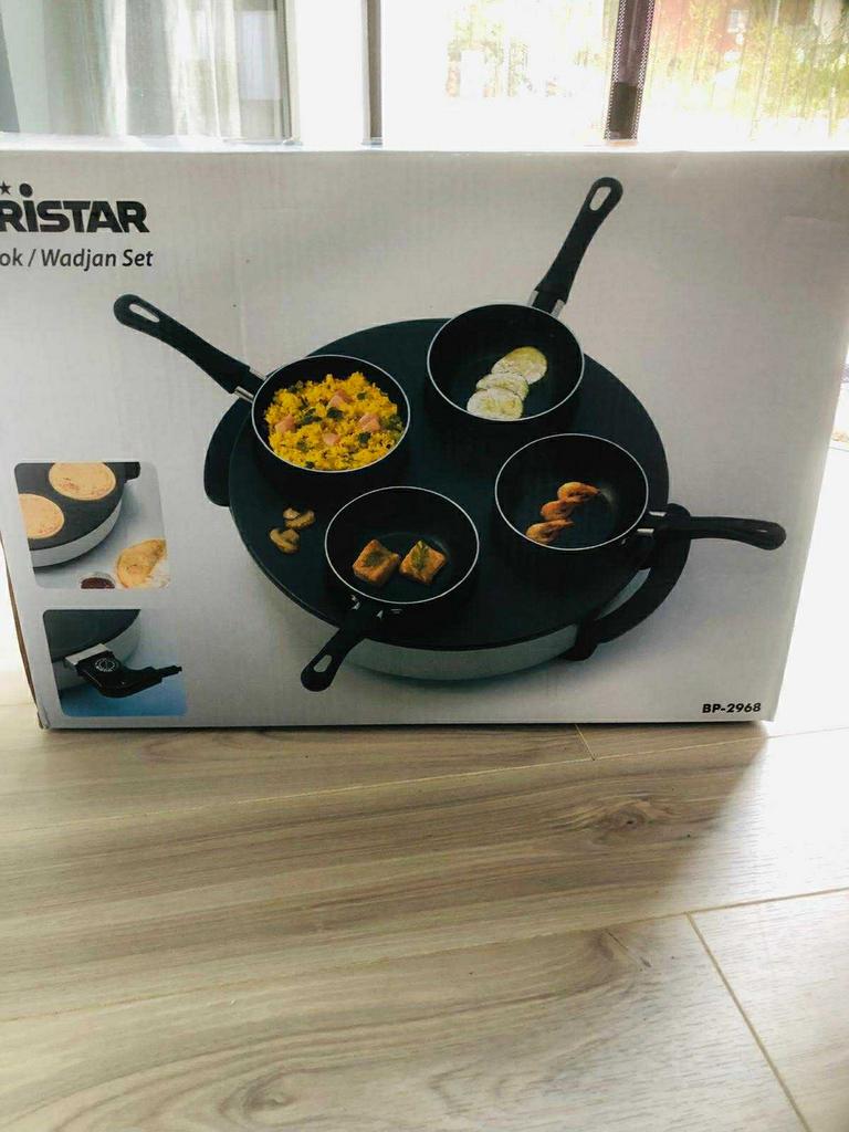 TRISTAR  Wok/ Wadjan Set, Electroménager, Appareils à gourmet, Neuf, Enlèvement