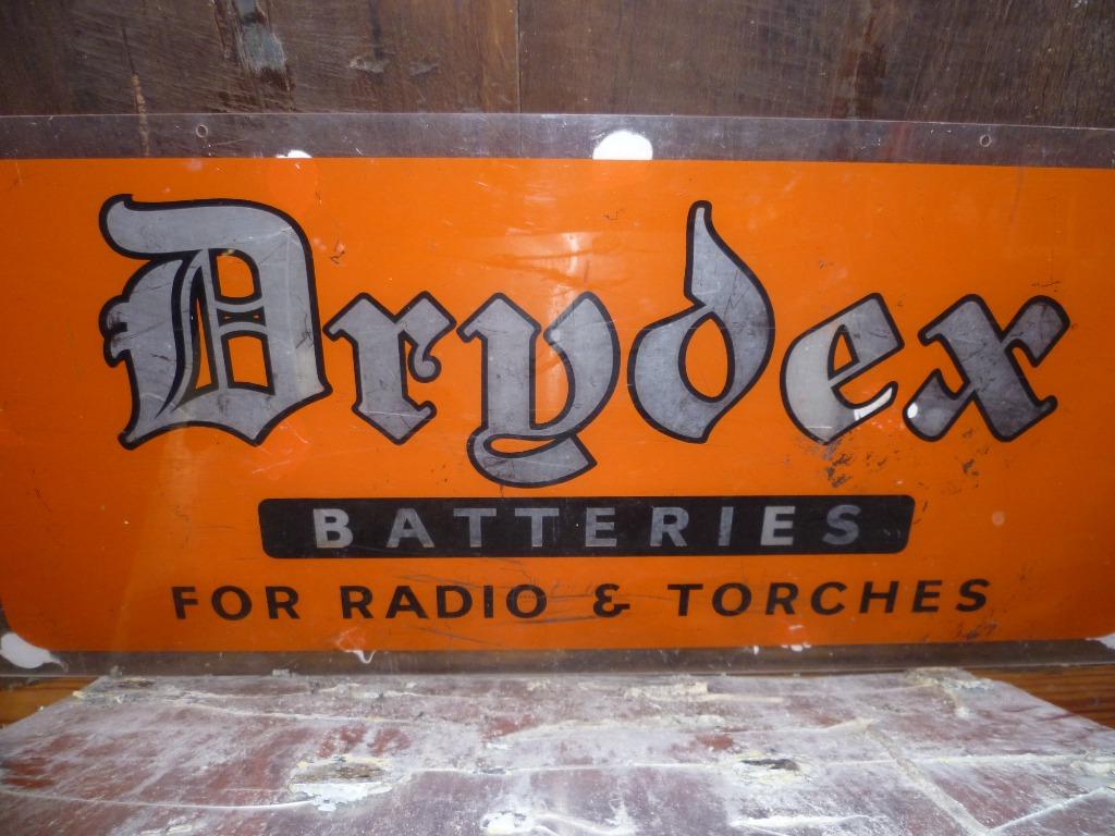 OUD REKLAME PANEEL  IN PLEXI, Enlèvement