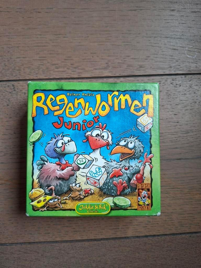 Gezelschapspel regenwormen junior 999 games, Ophalen of Verzenden, Zo goed als nieuw
