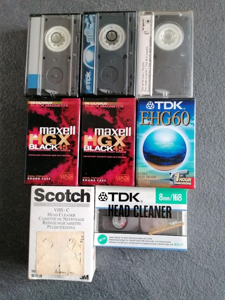Gloednieuwe vhs-c videocassettes + 8mm video cassettes., TV, Hi-fi & Vidéo, Enlèvement ou Envoi, VHS-C ou SVHS-C, Cassette (vidéo)