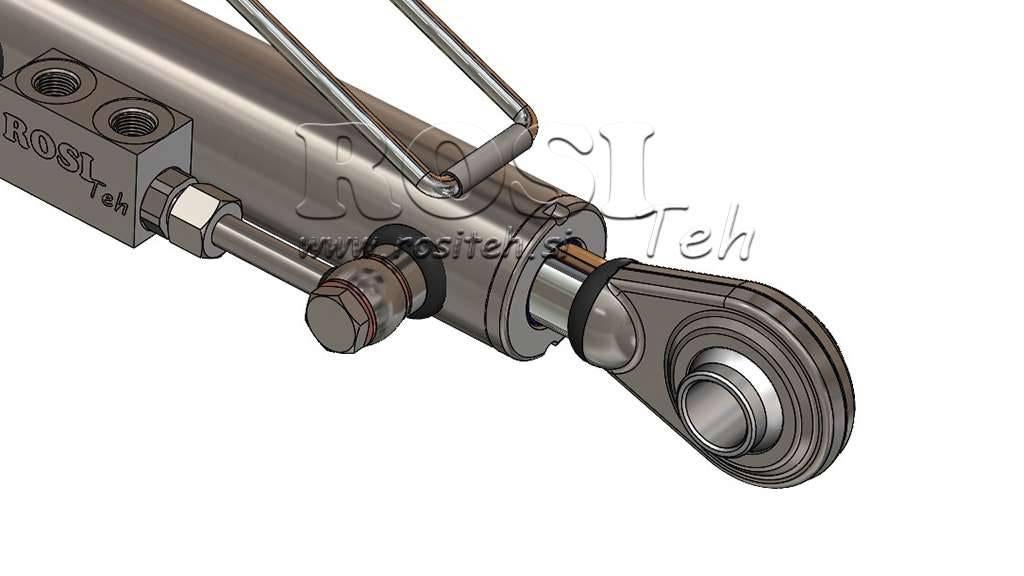 Barre de poussée hydraulique -02 œillets à rotules(25,4 mm), Envoi, Neuf, Hydraulique, Prise de ciseaux