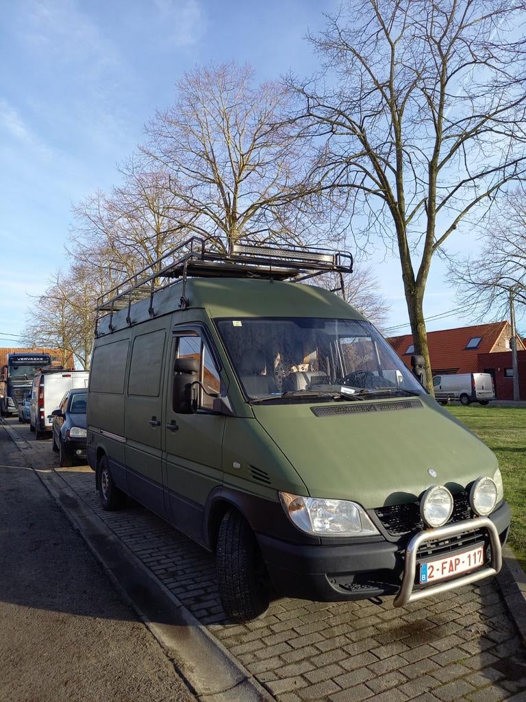 Mercedes Sprinter camper, Chemisch toilet, Buscamper of Camperbus, Ladder, Alarme