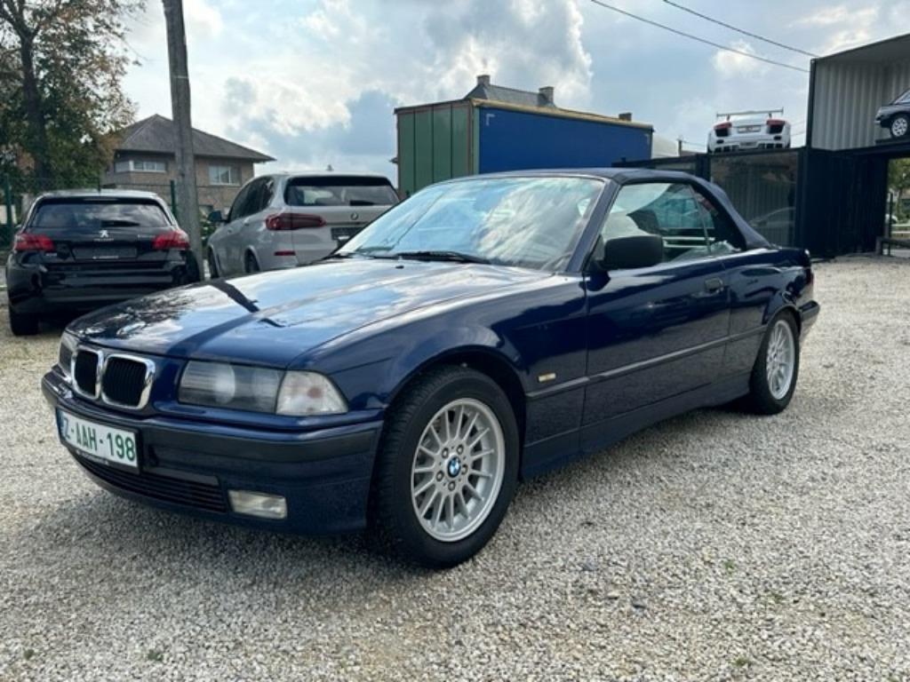 BMW 318 Cabrio Nieuwe electrische kap / Geen roest / Nieuwe, Auto's, BMW, Euro 2, 4 zetels, Zwart, Cabriolet