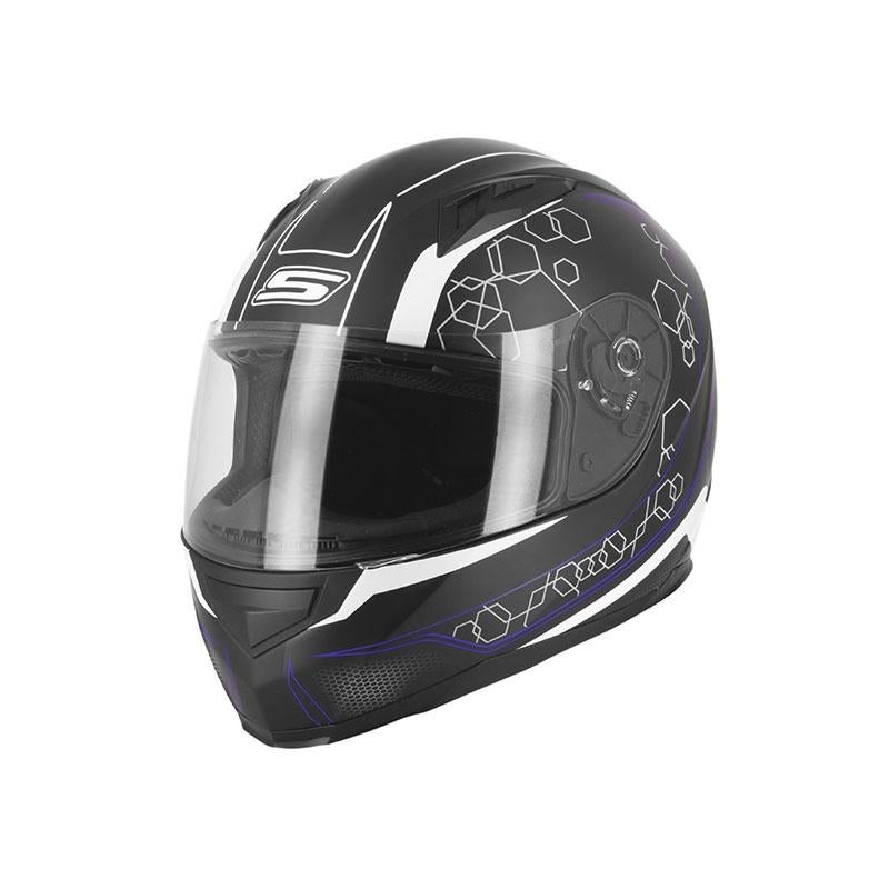 CASQUE S-Line – Intégral S448 Noir Bleu Graphique, Autres marques, M, Casque intégral, Neuf, avec ticket