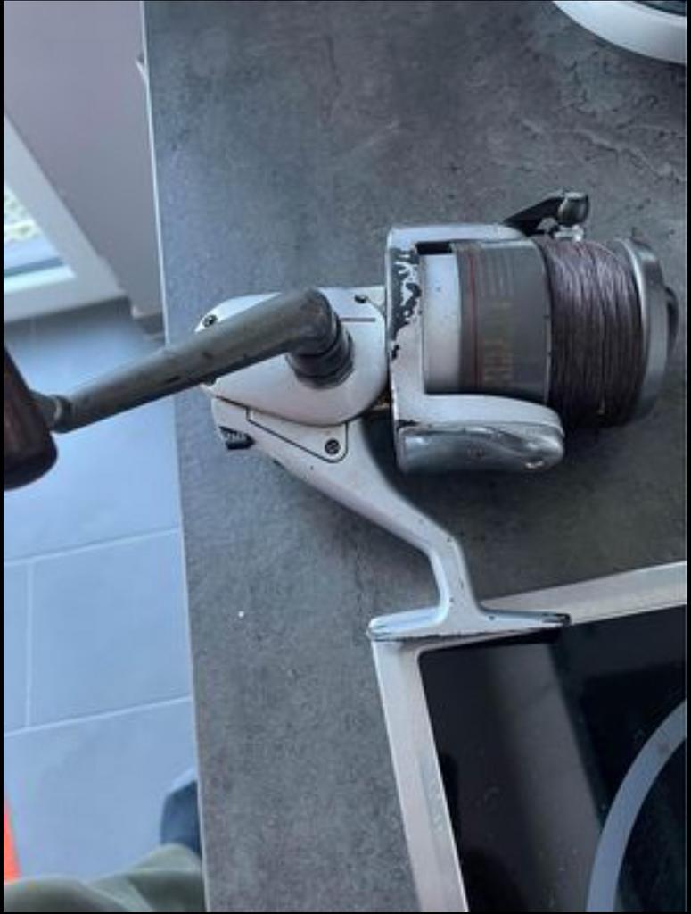 Michell pro zee molen /strand molen met nieuwe draad, Ophalen of Verzenden, Zo goed als nieuw, Molen