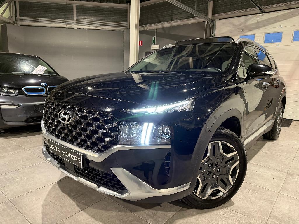Hyundai Santa FE 1.6 HEV à 4 roues motrices Signature, Autos, Cuir, Euro 6, Entreprise, 7 places