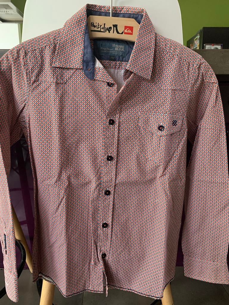 Chemise Terre bleue taille 152, Garçon, Enlèvement ou Envoi, Chemise ou Chemisier, Comme neuf