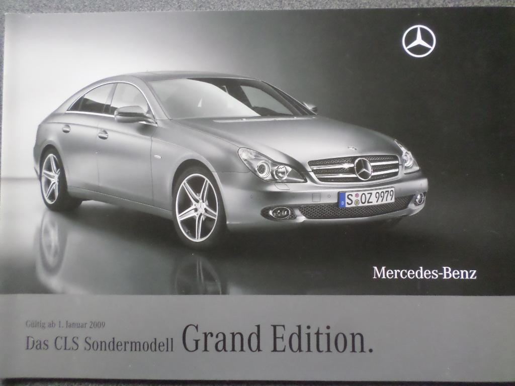 Brochure de la Mercedes CLS Grande Édition 2009, Enlèvement ou Envoi, Mercedes