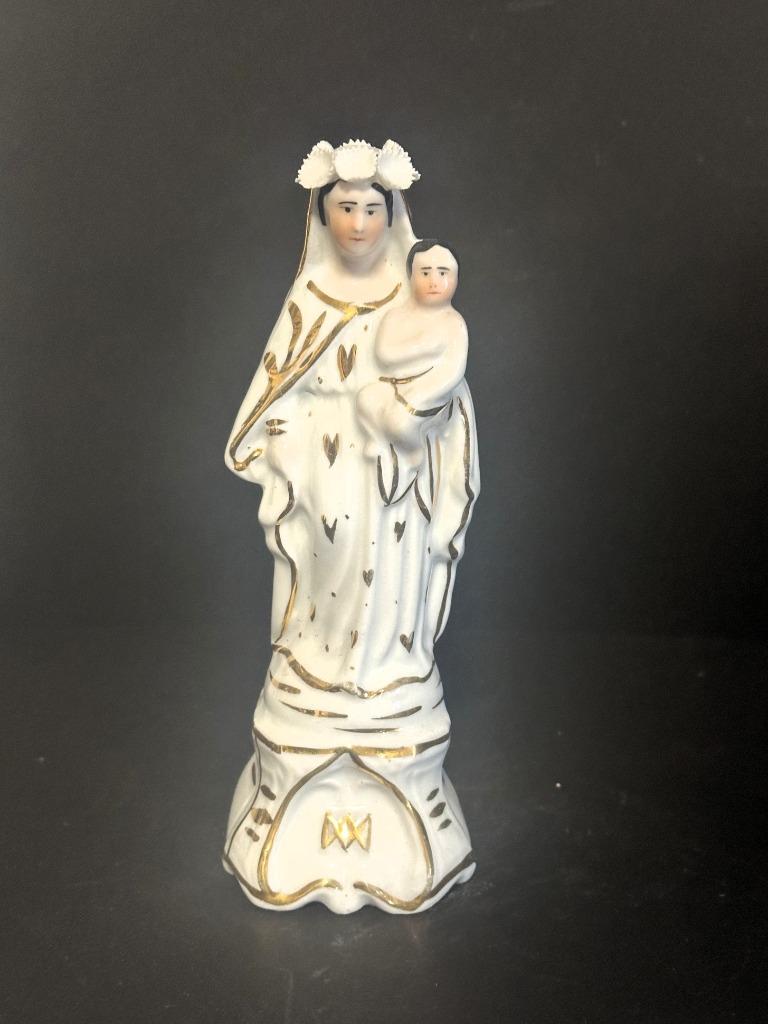 Maagd Maria met kind Jezus porseleinen  beeld, Verzenden