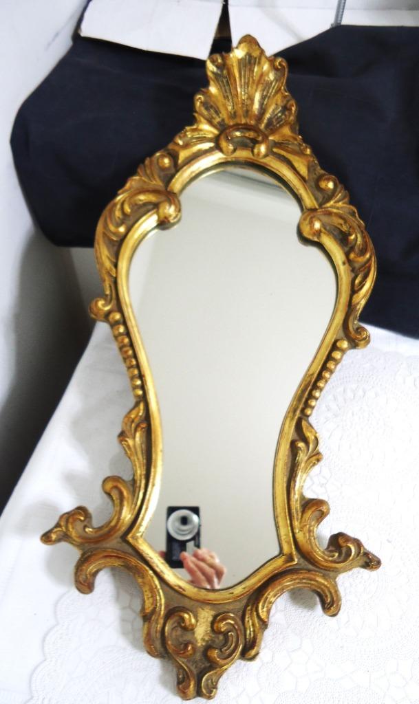 Miroir Or Art Nouveau Cadre H54💎😍🤗🎁👌, Antiquités & Art, Antiquités | Miroirs, Moins de 50 cm, Moins de 100 cm, Autres formes