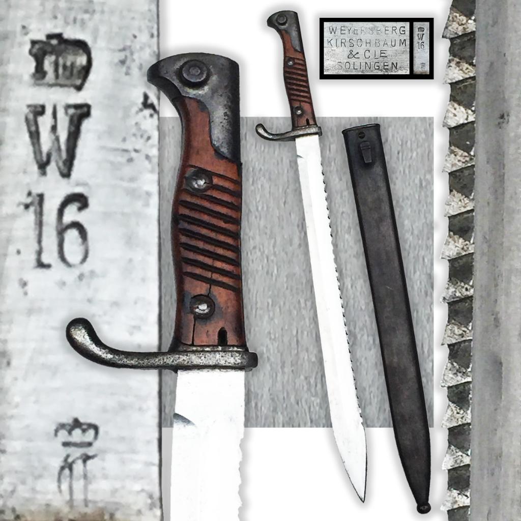 🚨Rare BAIONNETTE G98 PRUSSIENNE Dents de scie 1917, Collections, Objets militaires | Général, Envoi, Armée de terre, Épée ou sabre