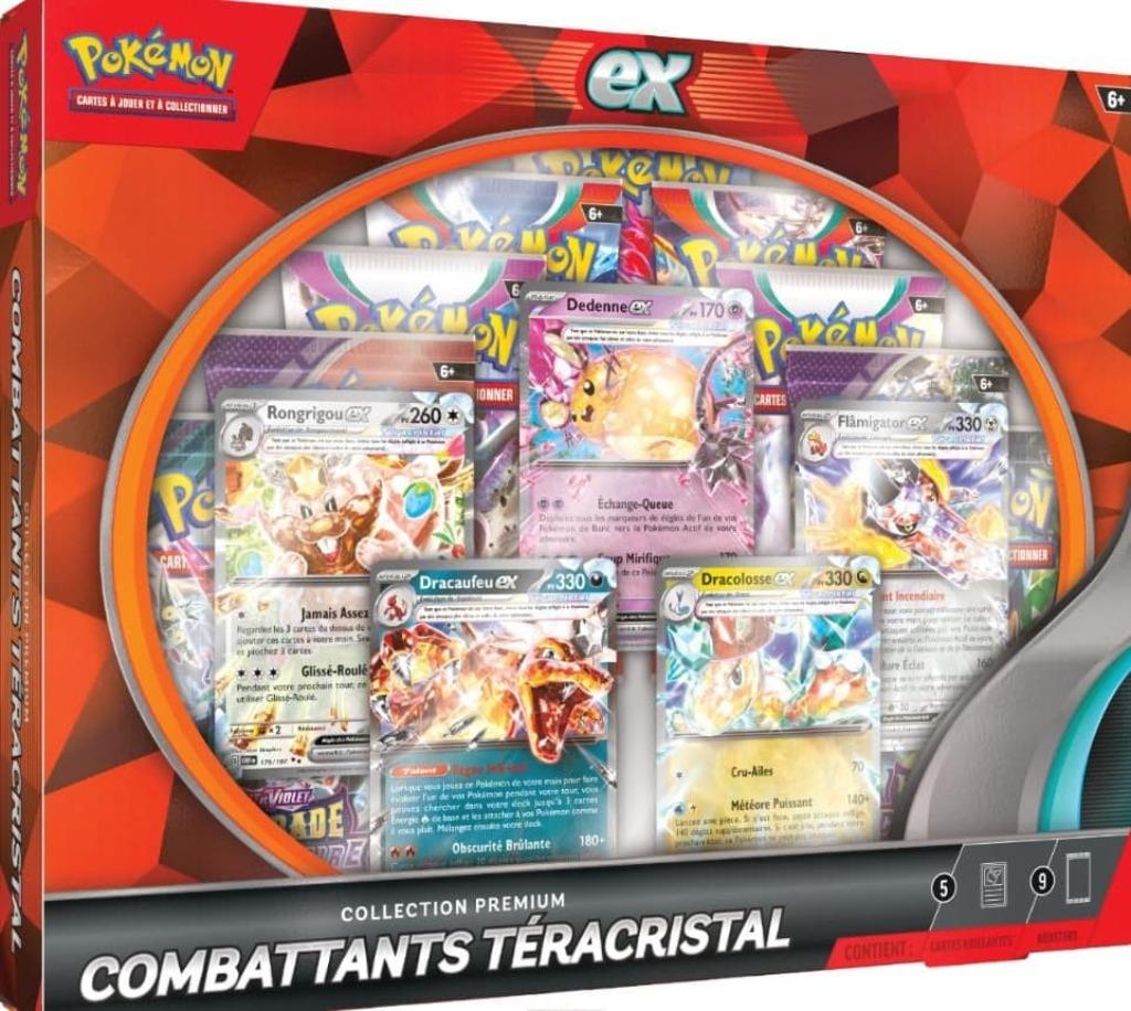 Pokemon Coffret Premium Combattants Téracrystal, Enlèvement, Neuf, Booster box