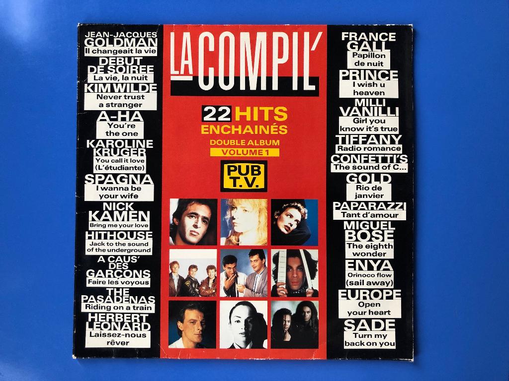 Vinyle 33T La Compil’ 22 Hits - Sade Prince Fr Gall Goldman…, Cd's en Dvd's, Vinyl | Pop, Ophalen, Gebruikt, 12 inch