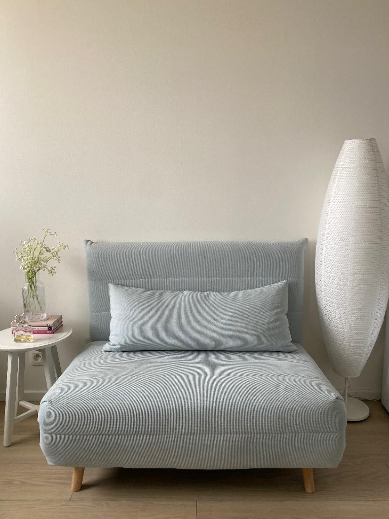 Canapé-lit Maisons Du Monde - Vert d'eau, 75 à 100 cm, Enlèvement, Autres matériaux, 150 à 200 cm