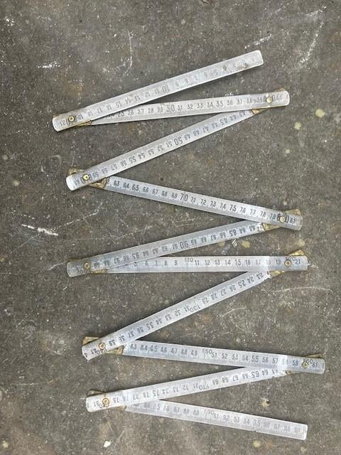 OUDE PLOOIMETER DURALUMIN DUIMSTOK, Antiquités & Art, Antiquités | Outils & Instruments, Enlèvement ou Envoi