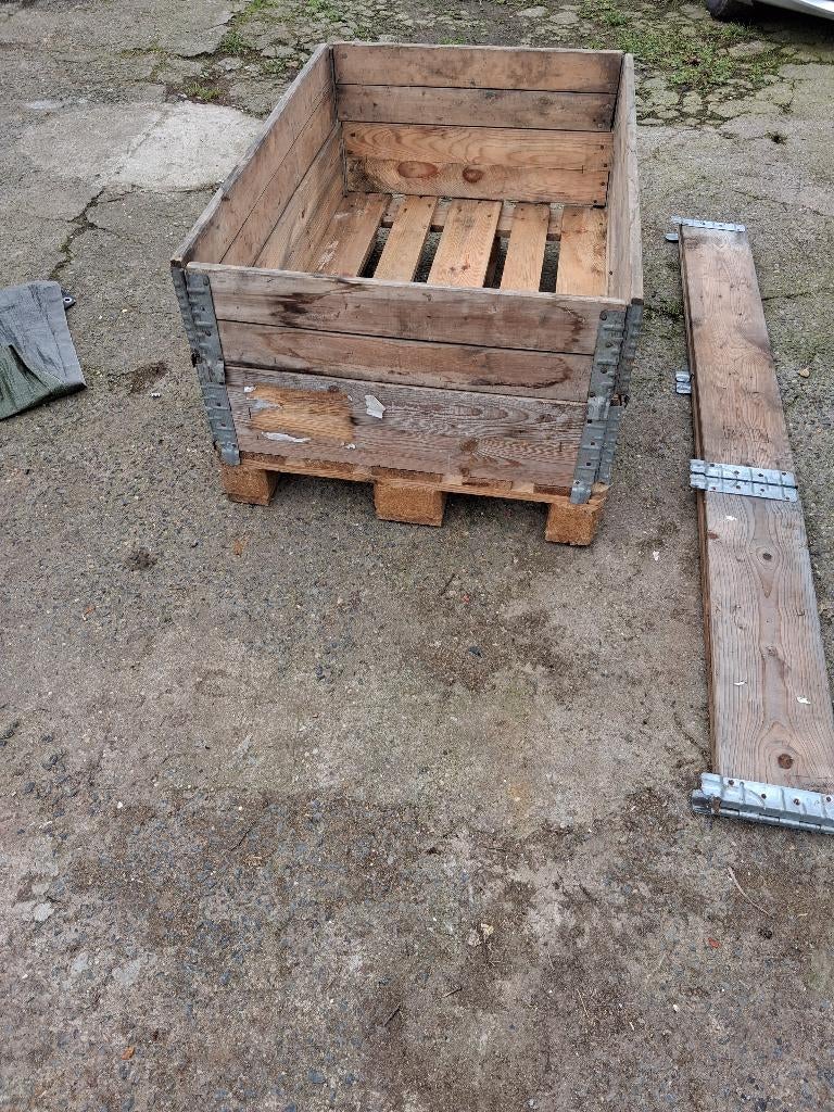 Houtbakken stapelbakken pallets compostbak., Ophalen, Opvouwbaar