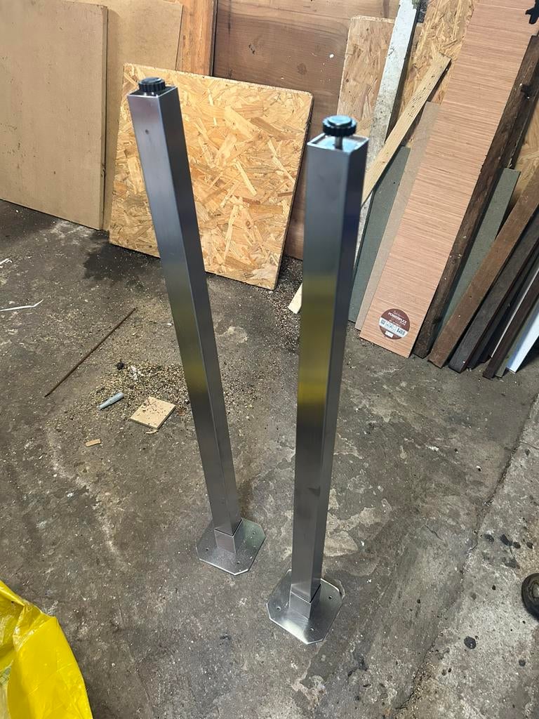 2 tafelpoten, Huis en Inrichting, Tafelonderdelen, Ophalen