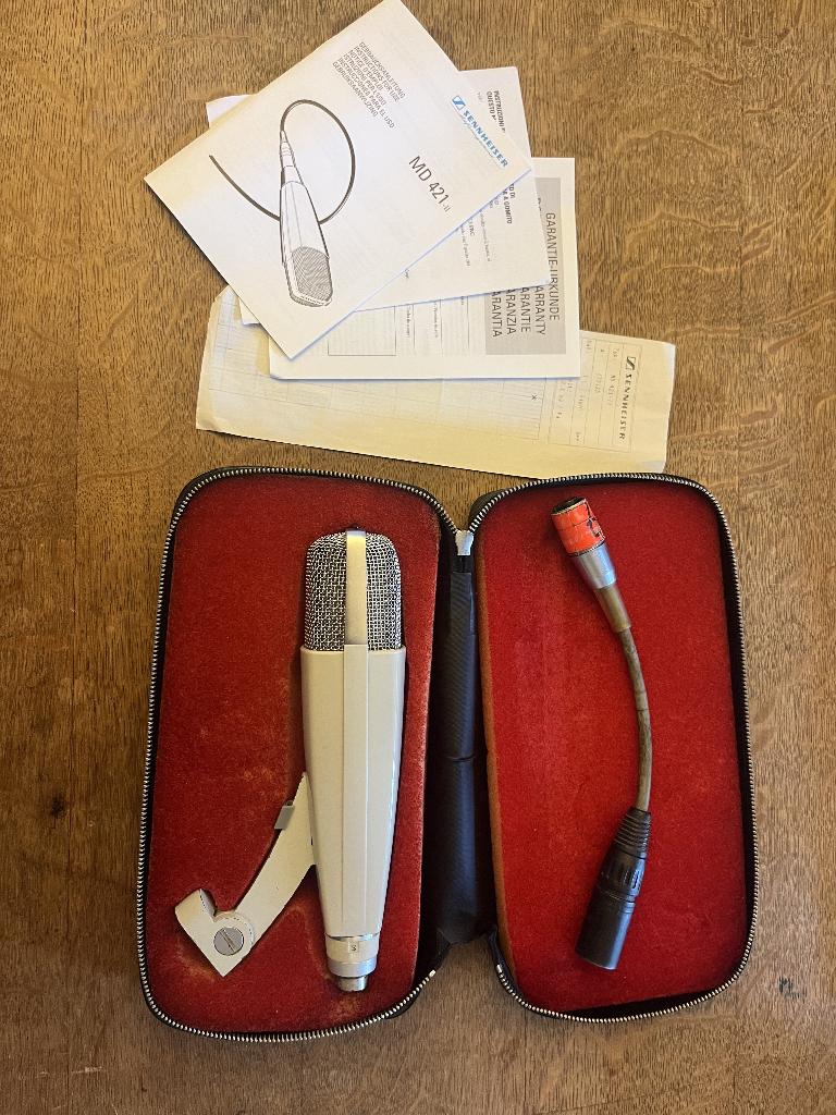 Microfoon, Sennheiser MD 421 HL, Muziek en Instrumenten, Ophalen, Zo goed als nieuw, Studiomicrofoon