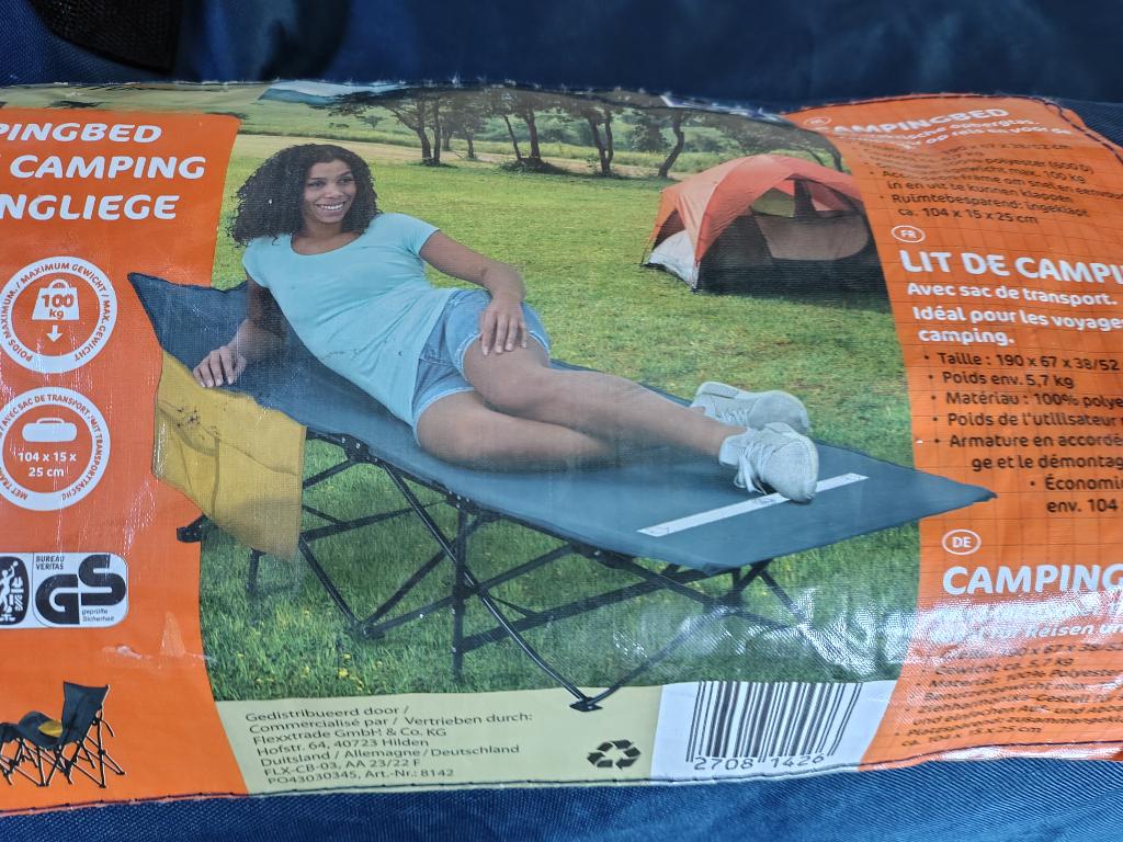 Campingbed 3 stuks beschikbaar, Ophalen, Gebruikt, Overige