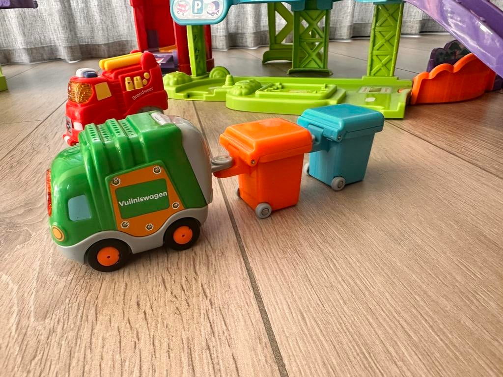 VTech Toet Toet Auto’s Vigo Vuilniswagen, Ophalen, Zo goed als nieuw
