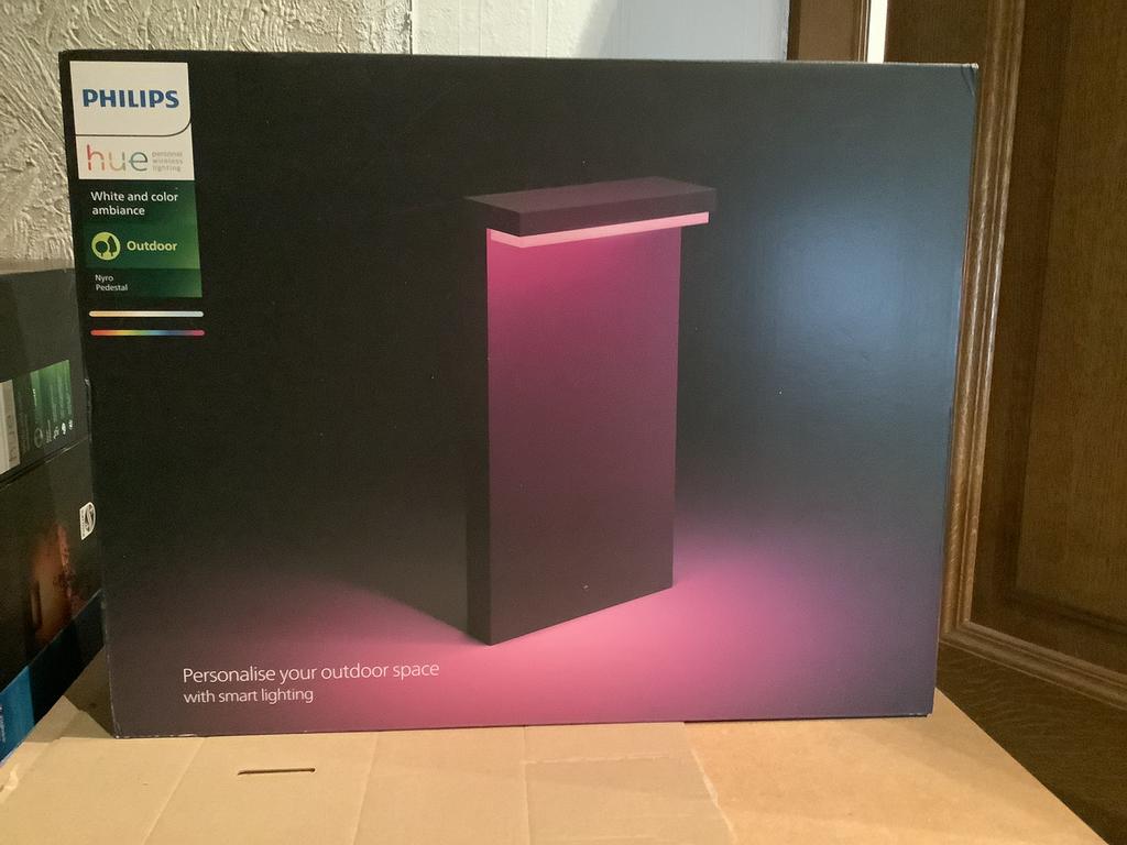 4 x Philips Hue Nyro sokkellamp (buitenlamp), Ophalen, Nieuw, Overige typen, Led