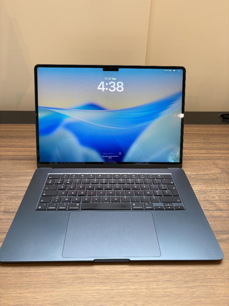 MacBook Air M3 15” (2024) – 512GB – Met doos & oplader, Computers en Software, Apple Macbooks, 15 inch, 8 GB, 512 GB, Ophalen of Verzenden