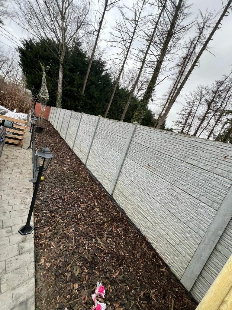 clôture et portail, Jardin & Terrasse, Clôtures de jardin, Neuf, Autres types, Autres matériaux, Avec portail, Enlèvement