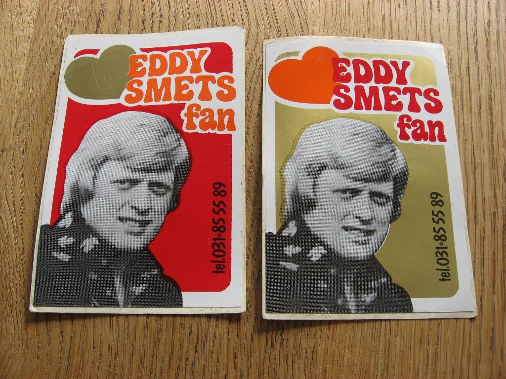 Eddy Smets fan Stickers, Ophalen of Verzenden, Nieuw, Overige typen