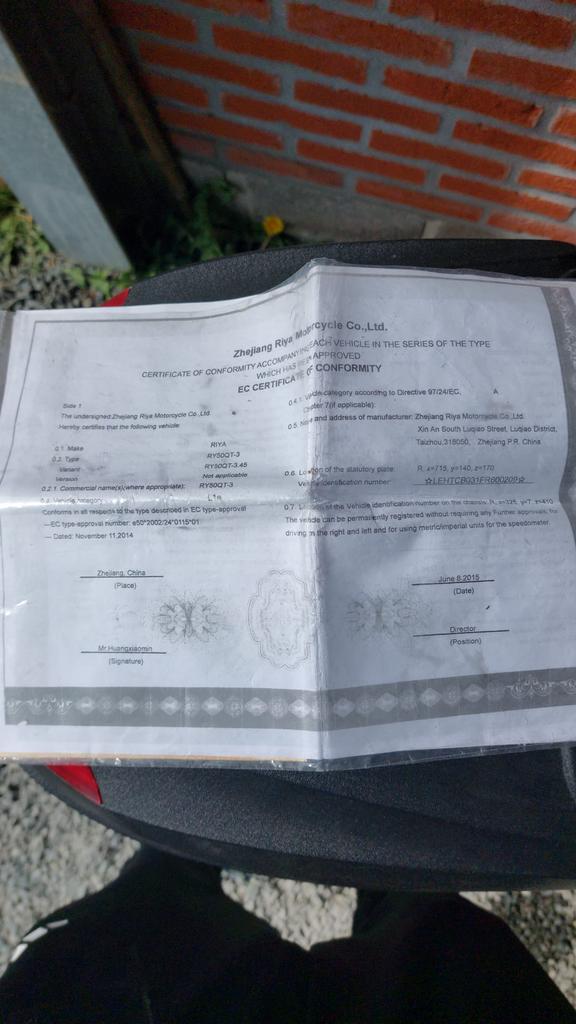 Reyro scooter, Fietsen en Brommers, Brommers | Overige merken, Ophalen, Gebruikt, Klasse A (25 km/u), 50 cc