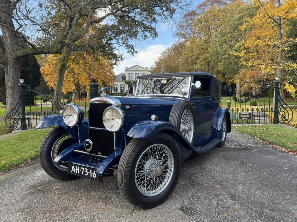 Alvis Firefly Cabriolet Unieke Oldtimer 1932 Leer Cabrio, Autos, Autos Autre, Cuir, Achat, Entreprise, Cabriolet