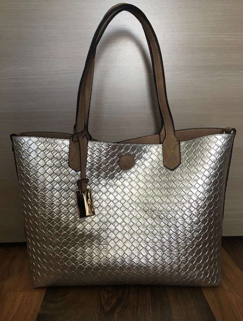 Zilverkleurige schoudertas - NIEUW, Verzenden, Nieuw, Zilver