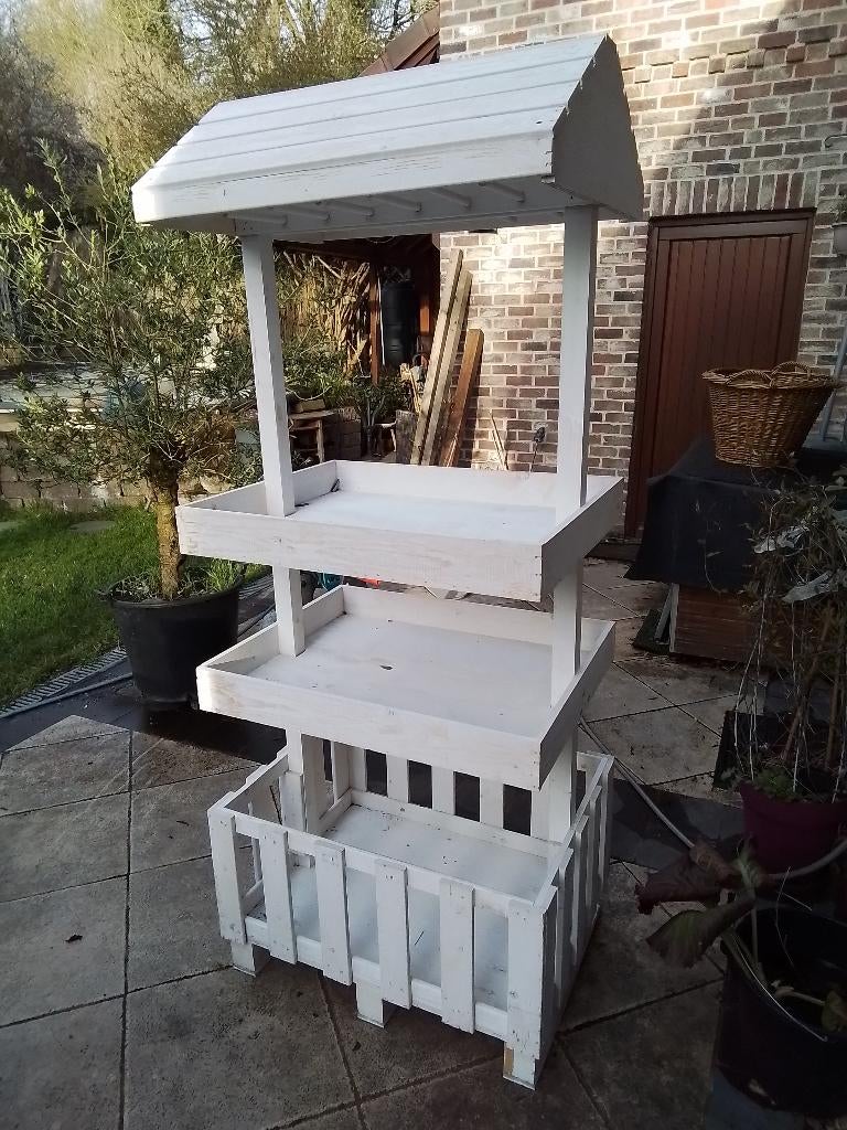 Presentoire bois meuble jardin, Tuin en Terras, Ophalen, Zo goed als nieuw, Hout