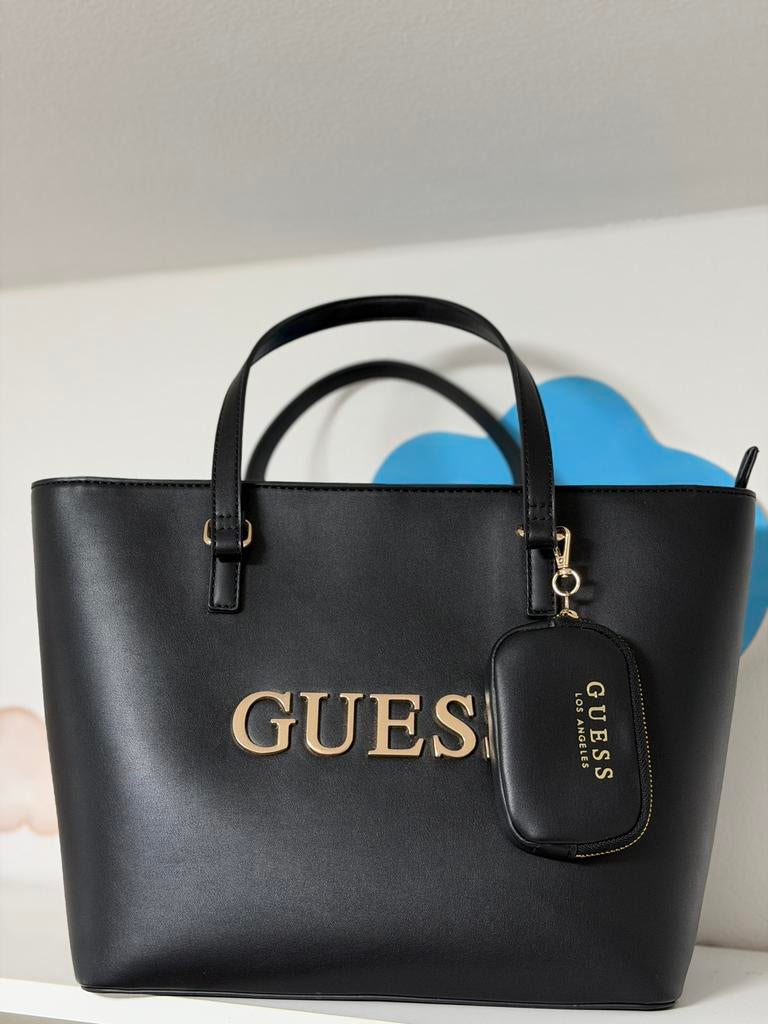 GUESS dames tas, Ophalen of Verzenden, Zo goed als nieuw, Zwart, Handtas