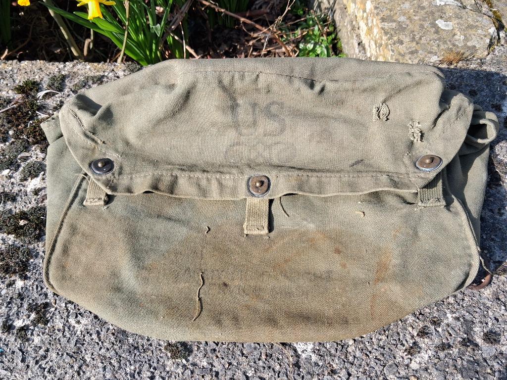 Beau sac us ww2 M6 Bataille des ardennes, Collections, Objets militaires | Seconde Guerre mondiale, Enlèvement ou Envoi, Armée de terre