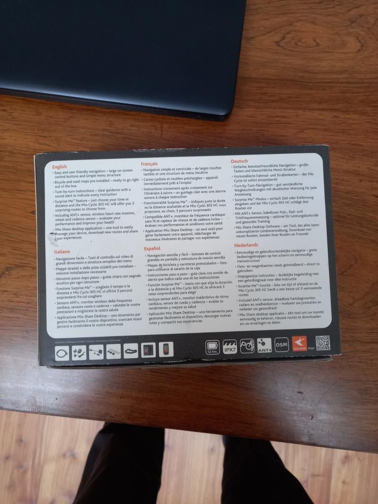 mio cyclo 305 hc. alles aanwezig. gebruik het niet meer., Ophalen of Verzenden, GPS, Gebruikt