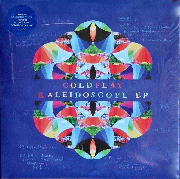 COLDPLAY : Kaleidoscope EP LTD BLUE, Cd's en Dvd's, Vinyl | Pop, 2010 - 2019, Inclusief poster, Ophalen of Verzenden, Zo goed als nieuw