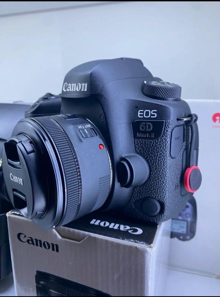 Canon EOS 6D Mark II + Canon 50 mm f/1.8, Audio, Tv en Foto, Ophalen of Verzenden, Zo goed als nieuw, Spiegelreflex, Canon