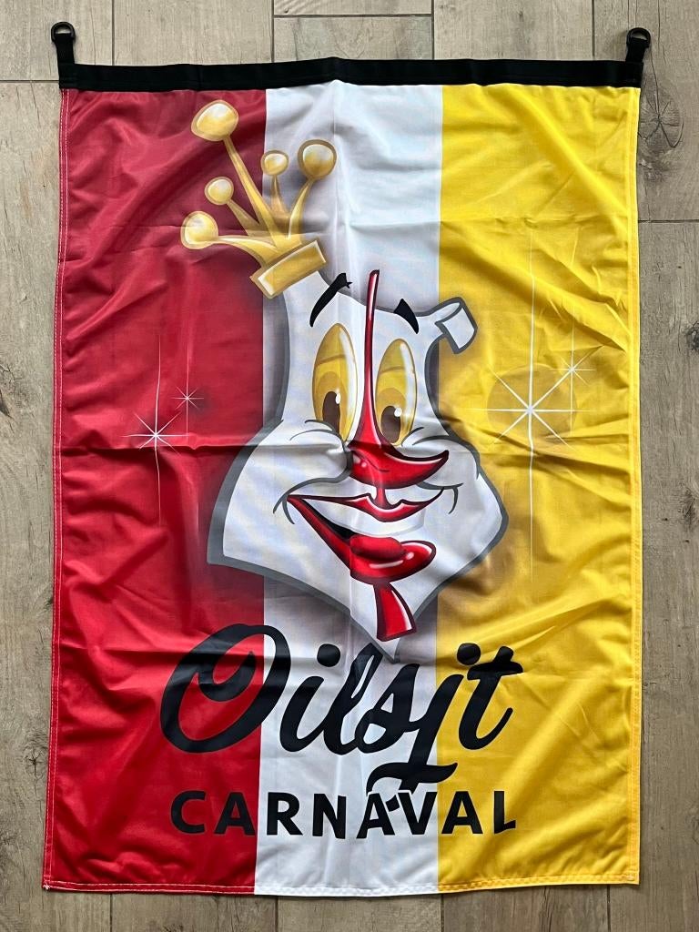 Aalst Oilsjt Carnaval VLAG 100 cm x 75 cm, Enlèvement, Comme neuf