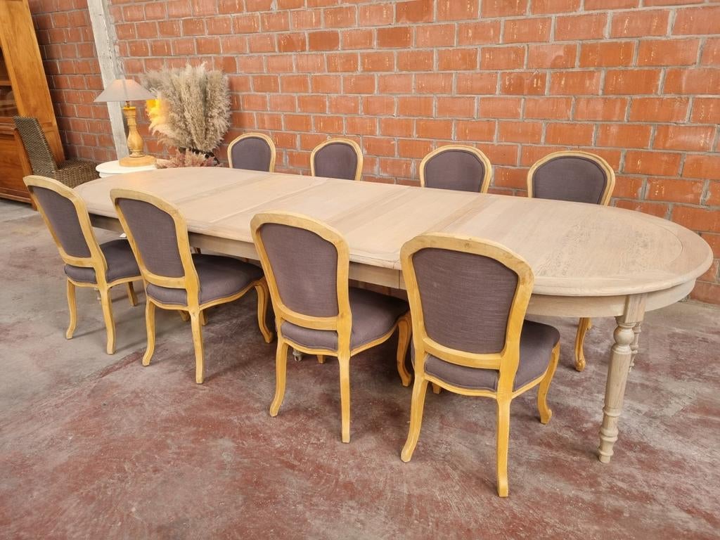 Eiken eettafel art:37/26, Ophalen, Gebruikt, 100 tot 150 cm, Eikenhout