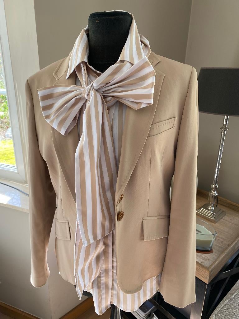 Blazer beige foncé SCAPA - 38/40, Taille 38/40 (M), Scapa, Enlèvement ou Envoi, Beige