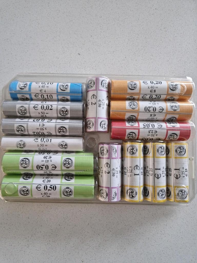 Eurostarterkit pièces Belgique 2001. Vintage (il y a 25 ans), Enlèvement, Série