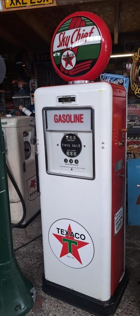 Vintage Texaco benzinepomp decoratie pomp mancave garage, Verzamelen, Ophalen, Gebruikt, Overige typen