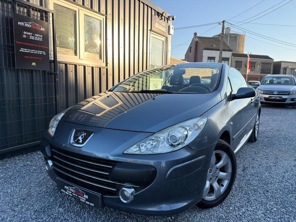 Peugeot 307 CC 2.0 HDi / Clim / Entretien + CT OK, Autos, 100 kW, Argent ou Gris, Entreprise, Cabriolet