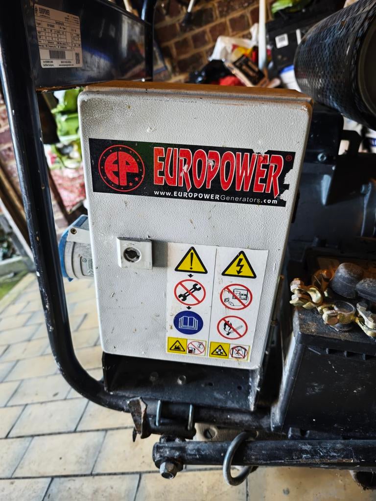 Groupe Électrogène EUROPOWER EP10000E - Moteur Honda GX630 V