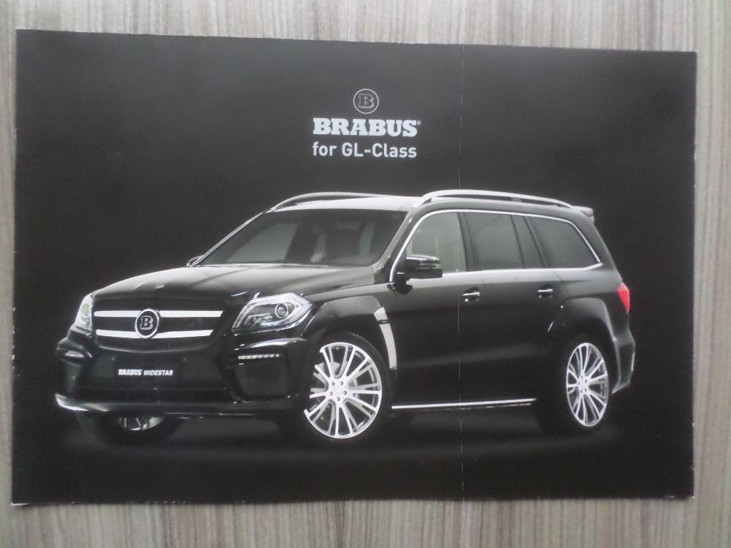 Brochure de la Mercedes Brabus Classe GL, Enlèvement ou Envoi, Mercedes