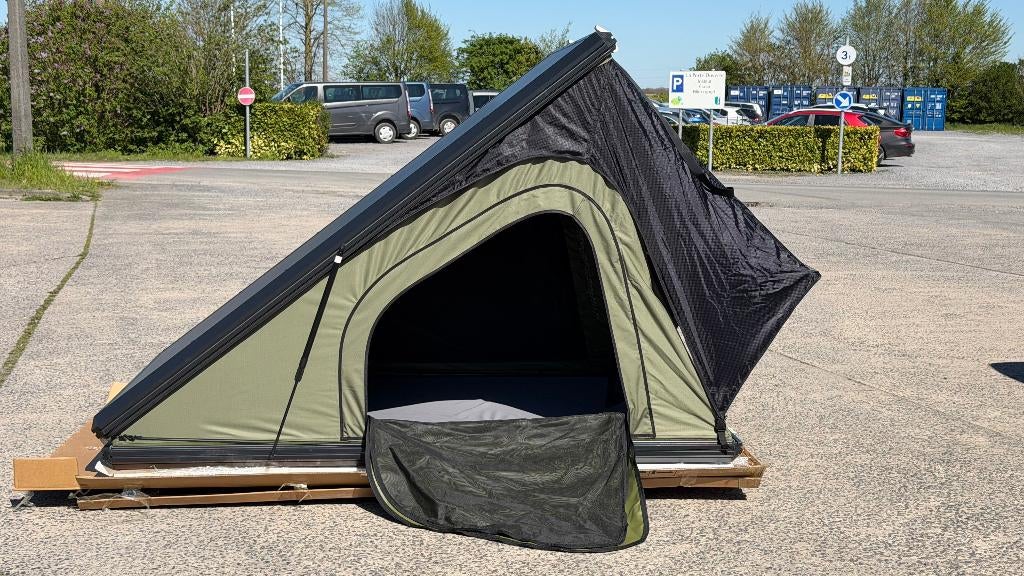 Tente de toit rigide aluminium – 226 x 139 cm – NEUVE – XL, Caravanes & Camping, Enlèvement ou Envoi, Neuf, Jusqu'à 2