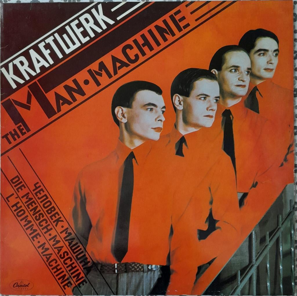 Lp vinyl - Kraftwerk	The man-machine, Enlèvement, Comme neuf, 12 pouces