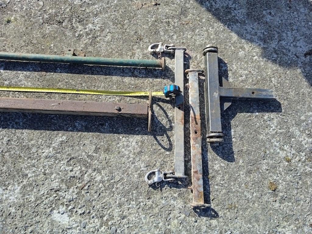 Timon pour attelage 335 cm 2 chevaux, Enlèvement, Utilisé