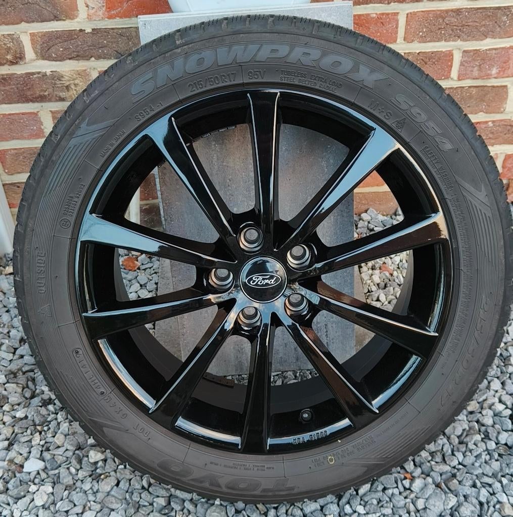 Velgen met winterbanden voor Ford Focus ST-Line, bouwj: 2019, Ophalen, Velg(en), 17 inch, Winterbanden