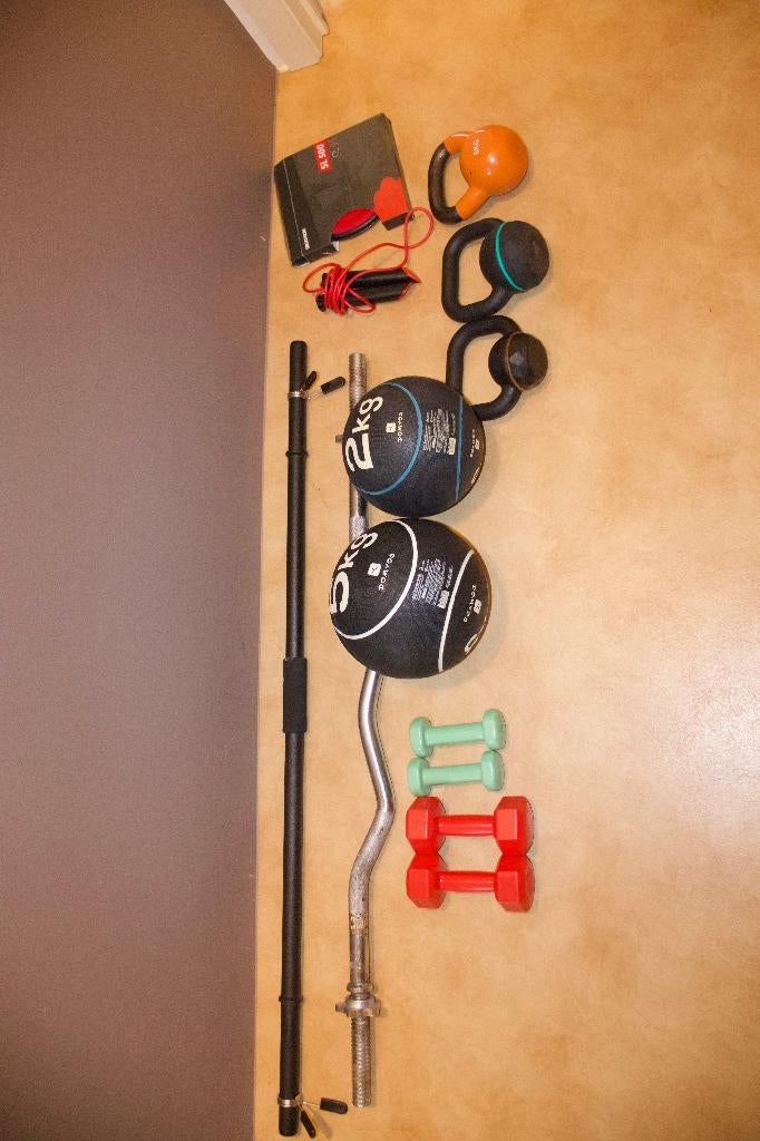 Opruiming Fitness Materiaal, Sport en Fitness, Ophalen of Verzenden, Gebruikt, Benen, Halterschijven